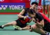 MALAYSIA PULL OFF STUNNING WIN OVER INDONESIA TO REACH SUDIRMAN CUP SEMIS