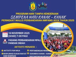 MPAJ RAIKAN HARI KANAK-KANAK DENGAN PROGRAM HARI TANPA KENDERAAN 2025