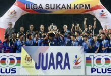 PIALA LIGA KPM B-14: SMK TAMAN DESA SKUDAI JUARA