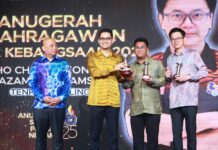 CHOON SEONG, SYABIL AZAM DINOBAT OLAHRAGAWAN SUKAN PEKAK NEGARA 2025