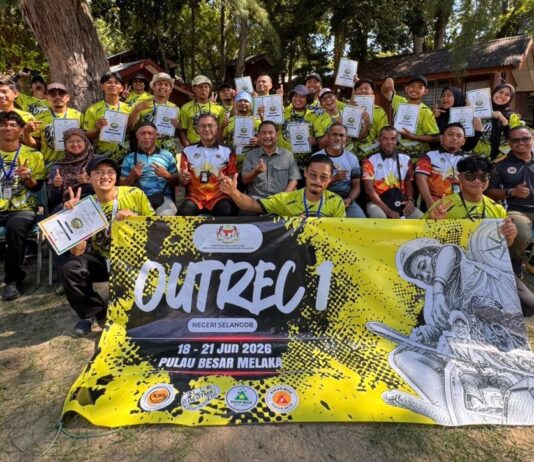 20 PESERTA BERJAYA TAMAT KURSUS OUTREC TAHAP 1 SELANGOR 2026 DI PULAU BESAR, MELAKA