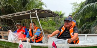 57,000 BENIH UDANG GALAH MERIAHKAN SUNGAI LINGGI