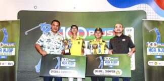 AMELIA, JARVIS JUARA PUSINGAN 2 GOLF 100PLUS MGA NJDP DI A’FAMOSA